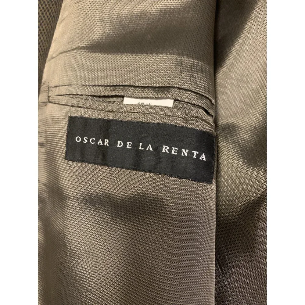 Oscar De La‎ Renta 42XL Wool Suit Jacket Business Casual Classic